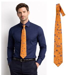 Hugo Boss Floral Orange Tie
🔥% bundle of 3, 5, 10, 15 or 20 ties